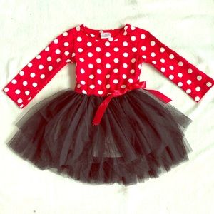 Polka dot tutu dress